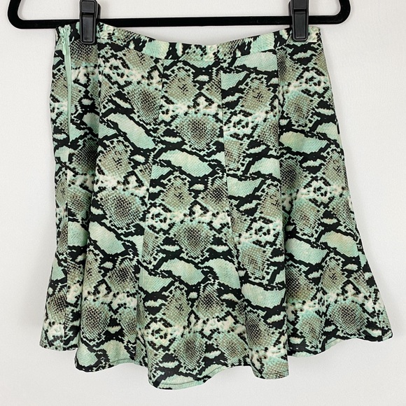Show Me Your MuMu Python Print Skater Skirt - Picture 8 of 10